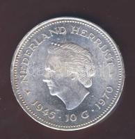 Hollandia 1970. 10G Ag "Wilhelmina Julianna" T:2