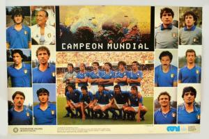 cca 1987 5 db sport tematikájú plakát és poszter, különböző méretben: 1987 Universiade Zágráb, Tokyo Dome nyitófesztivál, 2 db női kosárlabda plakát, 1982-es futball világbajnok olasz válogatott poszter