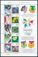 Winter Olympics mini sheet Téli olimpia kisív