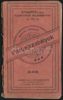 Sebetic Raimund: Párbajszabályok. Stampfel-féle tudományos zsebkönyvtár 170. Pozsony-Bp.,1904,Stampfel Károly. Ötödik kiadás. Kiadói papírkötés, rossz állapotban, sérült borítóval, sérült kötéssel, kijáró lapokkal.