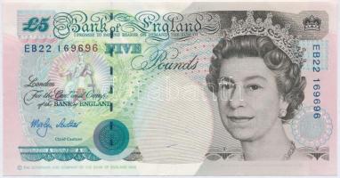 Nagy-Britannia 1999-2002. (1990) 5Ł "M. Lowther" T:I- Great Britain 1999-2002. (1990) 5 Pounds "M. Lowther" C:AU Krause 385.b