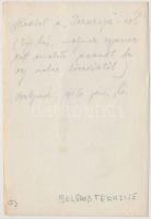 1916 Terazije, Belgrád, szétlőtt ház, fotó, hátulján feliratozva, 13,5×9 cm /

1916 Terazije, Belg...