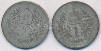 Ausztria 1898-1899. 1K Ag "Ferenc József" T:2- kis patina
Austria 1898-1899. 1 Corona Ag ...
