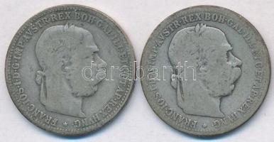 Ausztria 1893-1894. 1K Ag "Ferenc József" T:2-,3 kis patina Austria 1893-1894. 1 Corona Ag "Franz Joseph" C:VF,F small patina Krause KM#2804