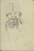 15 db rajz, karikatúra, grafika különböző művészektől egyedi technika (majdnem mindegyik szignált) S...