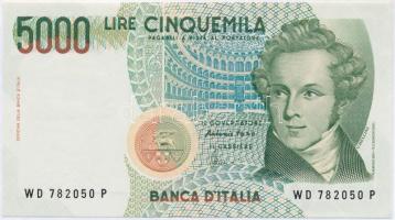 Olaszország 1985. 5000L "Fazio - Amici" T:I Italy 1985. 5000 Lire "Fazcio-Amici" C:UNC Krause 111.c