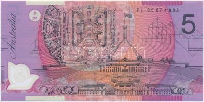 Ausztrália 1995. 5D T:I
Australia 1995. 5 Dollars C:UNC
Krause 51.a