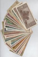 30db-os vegyes magyar pengő bankjegy tétel, közte "A Vöröshadsereg Parancsnoksága" T:III,I...