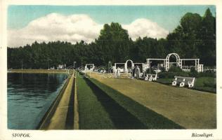 Balaton - 4 db RÉGI városképes lap, Siófok / 4 pre-1945 town-view postcards