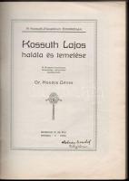 Kovács Dénes: Kossuth Lajos halála és temetése. Bp., 1909, Wodianer F. és Fiai. Későbbi papírkötésbe...