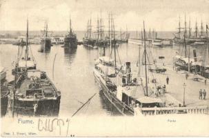 Fiume, Port, ships