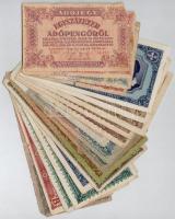 Vegyes 20db-os pengő tétel, nagyrészt inflációs kiadások T:III-IV