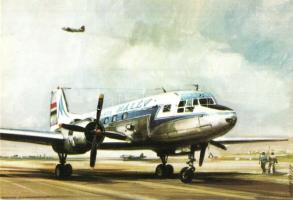 34 db MODERN repüléssel kapcsolatos motívumlap, repülőgépek, repterek / 34 MODERN flying-themed moti...