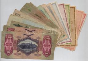 Vegyes 21db-os pengő tétel, közte 1930. 20P, adópengők és több "A Vöröshadsereg Parancsnoksága&...