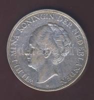 Hollandia 1930. 2 1/2G Ag "Wilhelmina" T:2/3