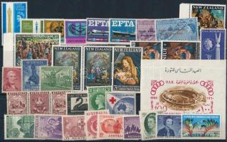 1947-1965 6 klf sor + 1 blokk + 17 klf önálló érték 1947-1965 6 sets + 1 block +17 stamps