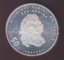 Hollandia 1988. 50G Ag "William & MAry" T:BU