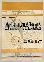 Kun Sarolta (1990-): Holtág. Vegyes technika, papír, jelzett, 50×36 cm