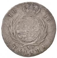 Lengyel Királyság 1813IB 1/3T Ag "I. Frigyes Ágost" (8,34g) T:3 / Poland 1813IB 1/3 Talara...