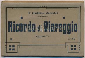 45 db RÉGI olasz városképes lap (főleg Roma, Velence), néhány fotó, köztük 1 Viareggio leporellófüze...