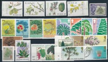 1956-1992 Fa motívum 4 db sor + 6 db önálló érték, 1956-1992 Tree 4 sets + 6 stamps