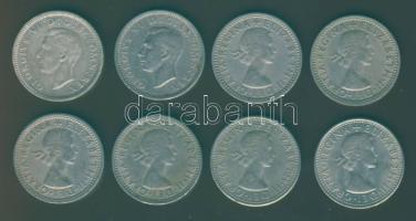 Nagy-Britannia 1941-1967. 6p (8x) klf évszámokkal, benne Ag T:2,3