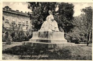 Szeged, Erzsébet királyné szobor &quot;1934 Szegedi Szabadtéri Játékok&quot; So. Stpl