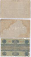 1918. 25K (2x) + 1919. 5K (2x) "MÁS TÖRVÉNYES..." + 1919. 10K T:III-,IV