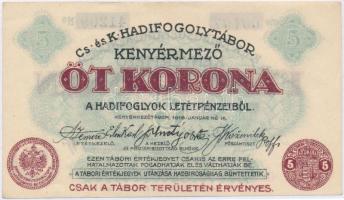 Kenyérmező / Hadifogolytábor 1916. január 15. 2K arab sorozat- és sorszámmal T:I-