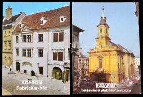 A Tájak, korok, múzeumok sorozat 34 db különböző füzete, tűzött papírkötésben, jó állapotban