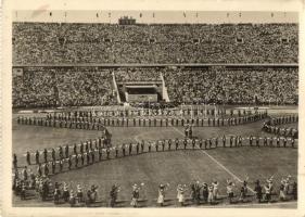 1953 Budapest XIV. Népstadion, ünnepélyes megnyitó, Képzőművészeti Alap kiadása (EK)