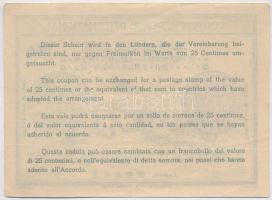 Japán DN 25c "Nemzetközi válaszdíjszelvény" T:III
Japan ND 25 Centimes "Internationa...