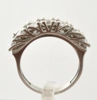 Ezüst(Ag) hétköves gyűrű, jelzett, méret: 53, bruttó: 4 g