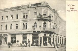 Szeged, Royal nagyszálloda, hotel és kávéház, Szilágyi Arthur kiadása (EB)