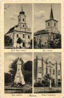 Hatvan, Hősi emlékmű, Római katolikus és református templom, polgári leányiskola