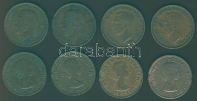 Nagy-Britannia 1918-1965. 1/2P (8x) klf évszámokkal T:2,2/3,3,3/4