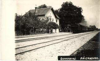 Dunapataj, Vasútállomás, gőzmozdony, photo