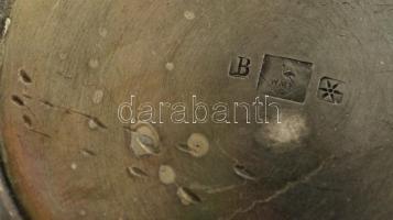 WMF historizáló fém kupa, jelzett, horpadással, m:8,5 cm