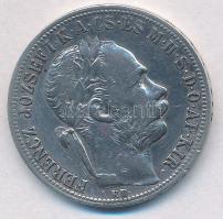 1892KB 1Ft Ag "Ferenc József / Fiume címer" T:2-  Adamo M15