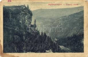 Petrozsény, Petrosani; Szleveji részlet. Herz Henrik 25266. / mountain (lyuk / pinhole)