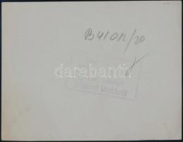 Lövészverseny, Magyar Fotó / Bojár Sándor felvétele, hátulján pecséttel jelzett, 9×14 cm