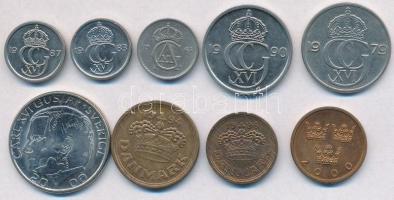 23db-os vegyes külföldi fémpénz tétel, közte Belgium, Dánia, Finnország, Horvátország, Norvégia, Své...