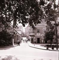 1973 Szentendre, Épül a Teátrum, 15 db 6x6 cm-es fotónegatív
