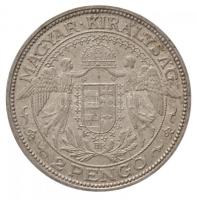 1931. 2P Ag "Madonna" (9,95g) T:1-,2 kis patina / Hungary 1931. 2 Pengő Ag "Madonna&q...