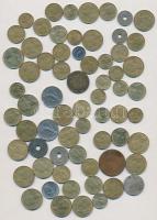 Franciaország 1856-1984. 1c-1Fr 66db-os vegyes fémpénz tétel T:2-3 közte sérült is
France 1856-1984...