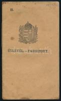 1922 Bp., A Magyar Királyság által kiadott fényképes útlevél / Hungarian passport