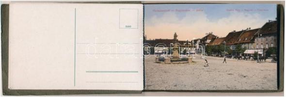 Nagyszeben, Hermannstadt, Sibiu; - képeslapfüzet 15 db képeslappal; Sachsenheim, Disznódi, Riskás és...