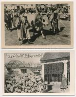 7 db MODERN magyar népviseletes képeslap / 7 modern Hungarian folklore postcards