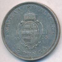 1935. 2P Ag "Pázmány" T:2,2-
Adamo P7
