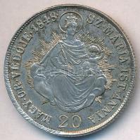 1848KB 20kr Ag "V. Ferdinánd" T:2 
Adamo B5